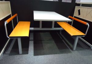 4 Seat Canteen Restaurant Table and Chair