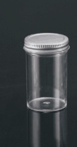 100ml Containers with Metal Flowed Seal Inert Liner Cap